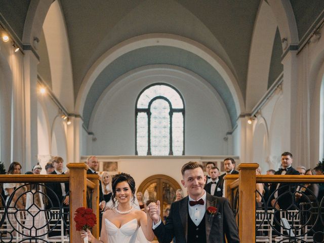 Charlie and Natasha's Wedding in Hodnet, Shropshire 33