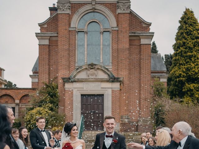 Charlie and Natasha's Wedding in Hodnet, Shropshire 34
