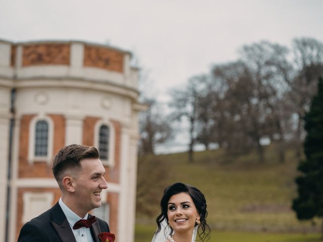 Charlie and Natasha's Wedding in Hodnet, Shropshire 38