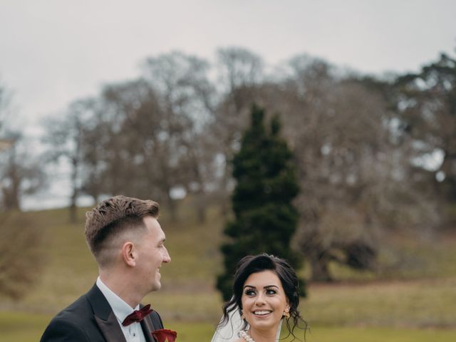 Charlie and Natasha's Wedding in Hodnet, Shropshire 39
