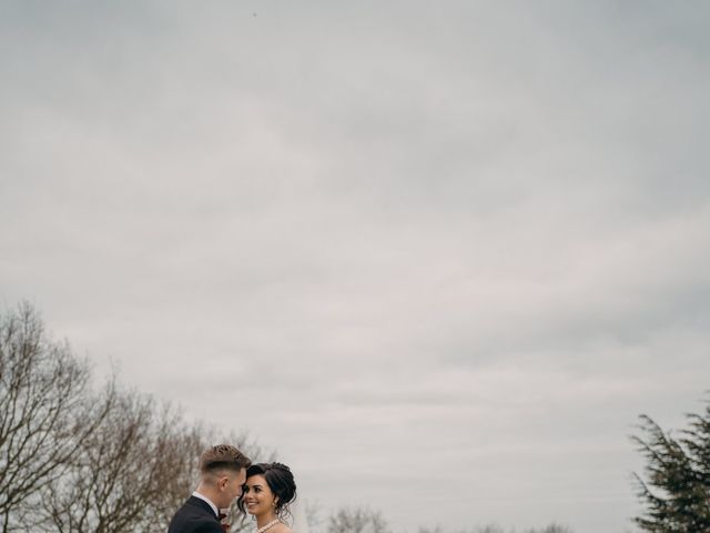 Charlie and Natasha's Wedding in Hodnet, Shropshire 42