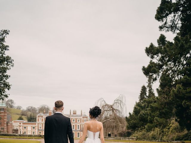 Charlie and Natasha's Wedding in Hodnet, Shropshire 51