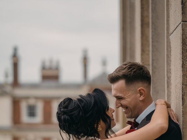 Charlie and Natasha's Wedding in Hodnet, Shropshire 52