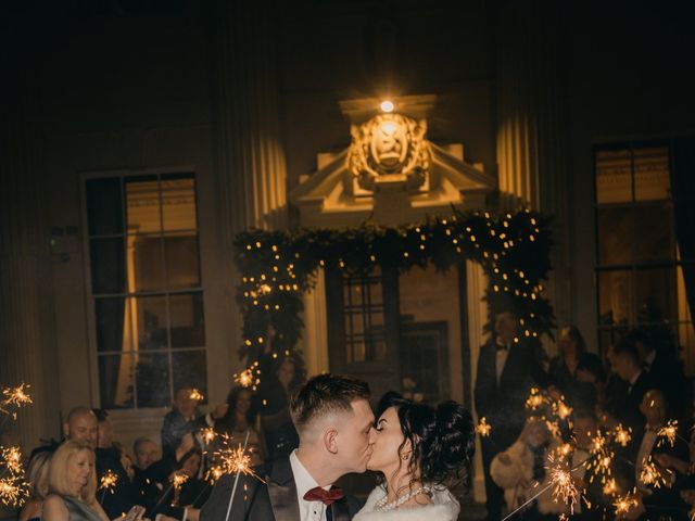 Charlie and Natasha's Wedding in Hodnet, Shropshire 73