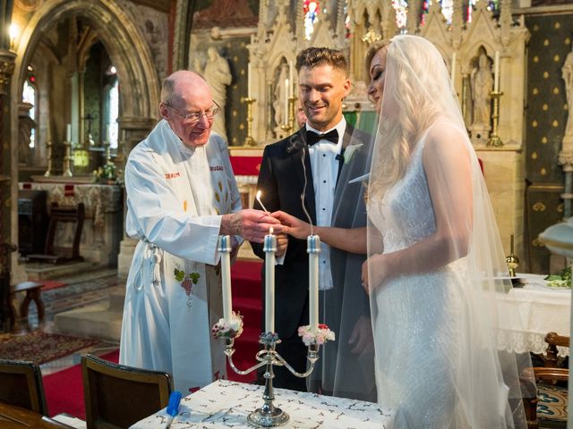 David and Jane&apos;s Wedding in North Kilworth, Leicestershire 43