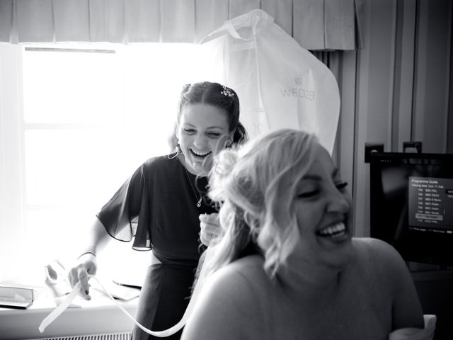 Emma and John's Wedding in Castle Donington, Leicestershire 7