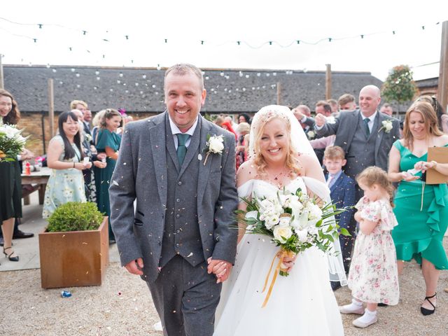 Emma and John's Wedding in Castle Donington, Leicestershire 9