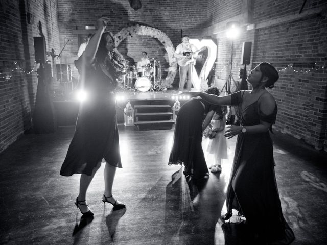 Emma and John's Wedding in Castle Donington, Leicestershire 25