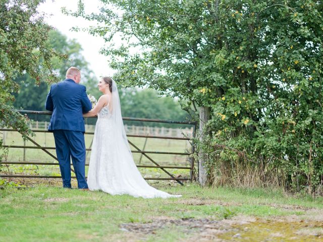 Rheanna and Alex&apos;s Wedding in Shearsby, Leicestershire 34