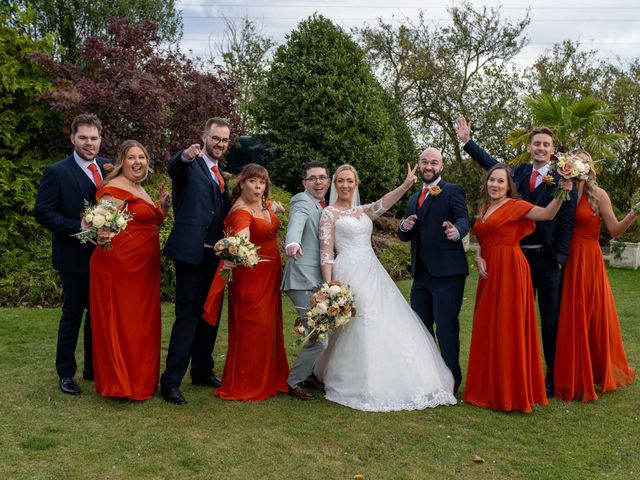 Harley and Jessica&apos;s Wedding in Bulphan, Essex 13