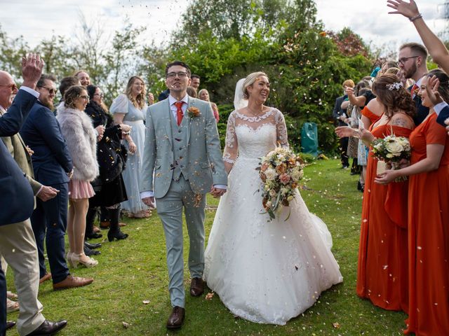 Harley and Jessica&apos;s Wedding in Bulphan, Essex 15