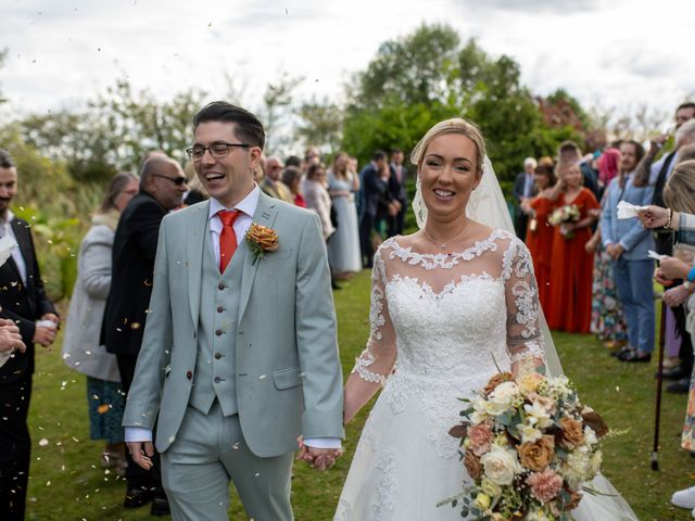 Harley and Jessica&apos;s Wedding in Bulphan, Essex 16