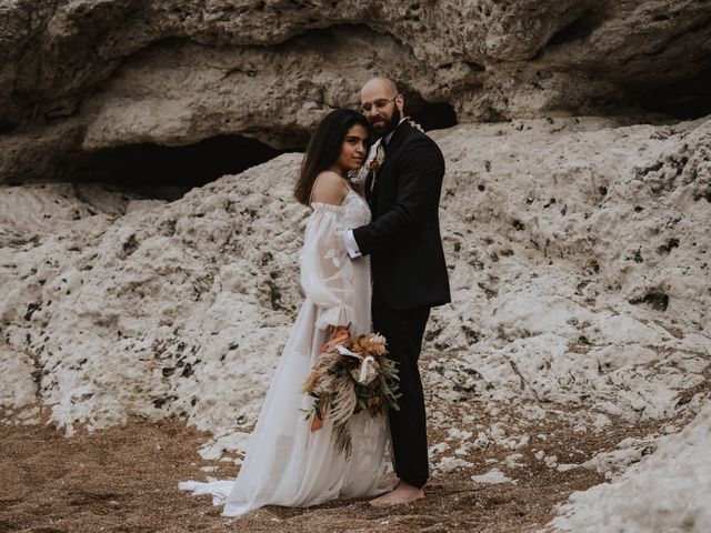 Nav and Zee&apos;s Wedding in Lulworth Cove, Dorset 6