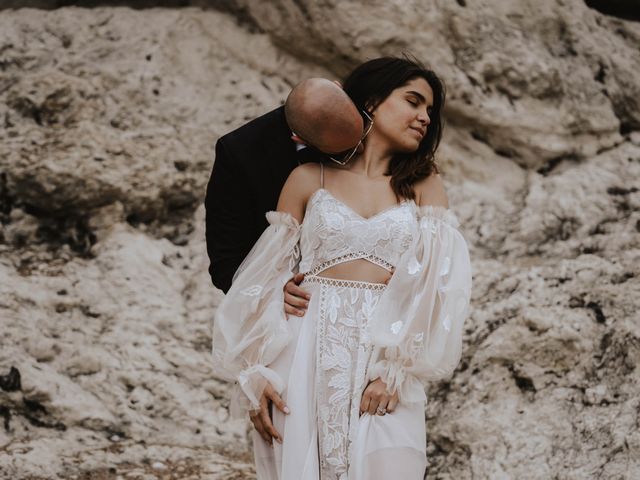 Nav and Zee&apos;s Wedding in Lulworth Cove, Dorset 9