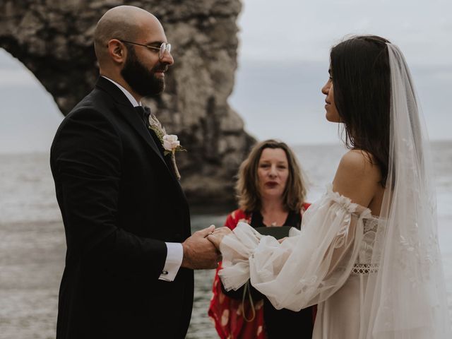 Nav and Zee&apos;s Wedding in Lulworth Cove, Dorset 24