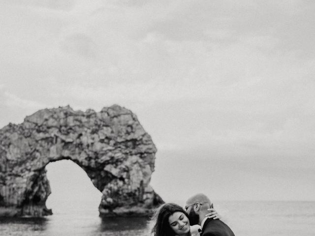 Nav and Zee&apos;s Wedding in Lulworth Cove, Dorset 47