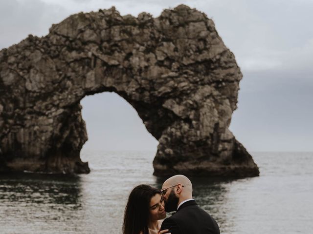 Nav and Zee&apos;s Wedding in Lulworth Cove, Dorset 50