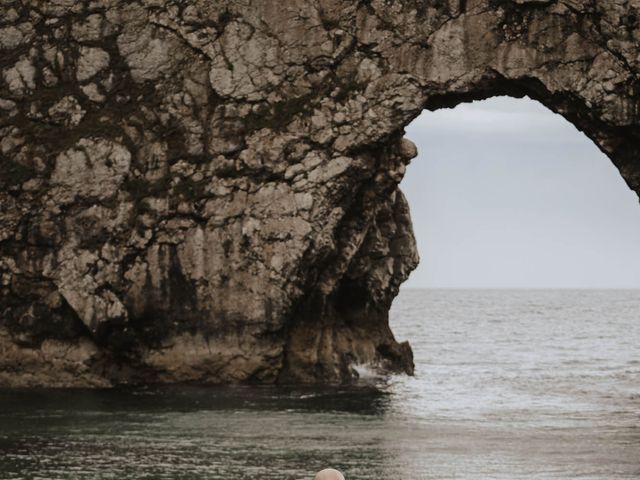 Nav and Zee&apos;s Wedding in Lulworth Cove, Dorset 52