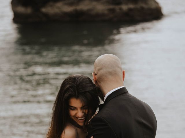 Nav and Zee&apos;s Wedding in Lulworth Cove, Dorset 59