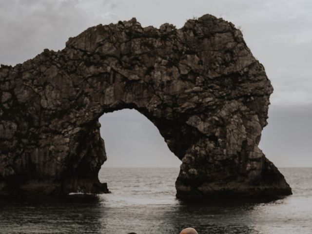 Nav and Zee&apos;s Wedding in Lulworth Cove, Dorset 64