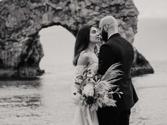 Nav and Zee&apos;s Wedding in Lulworth Cove, Dorset 69