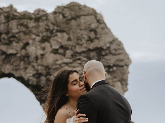 Nav and Zee&apos;s Wedding in Lulworth Cove, Dorset 72