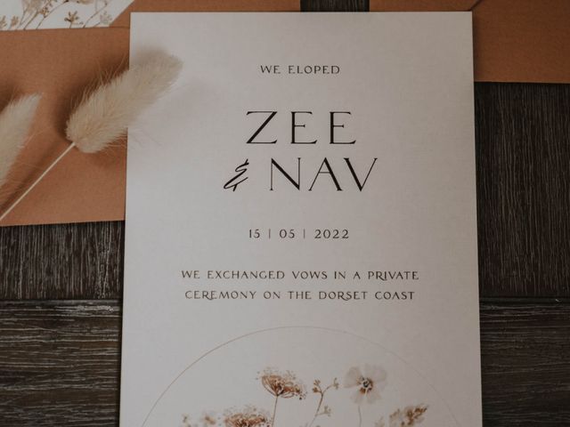 Nav and Zee&apos;s Wedding in Lulworth Cove, Dorset 80