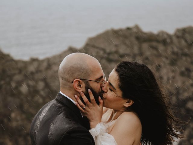 Nav and Zee&apos;s Wedding in Lulworth Cove, Dorset 94