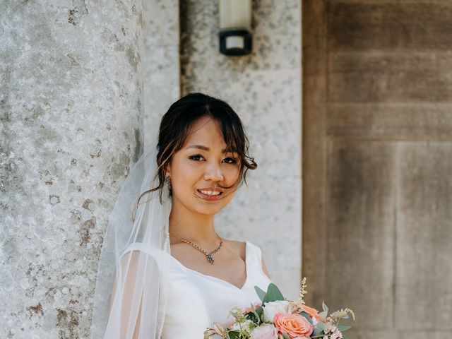 Nyan and Sophie&apos;s Wedding in Lulworth Cove, Dorset 23