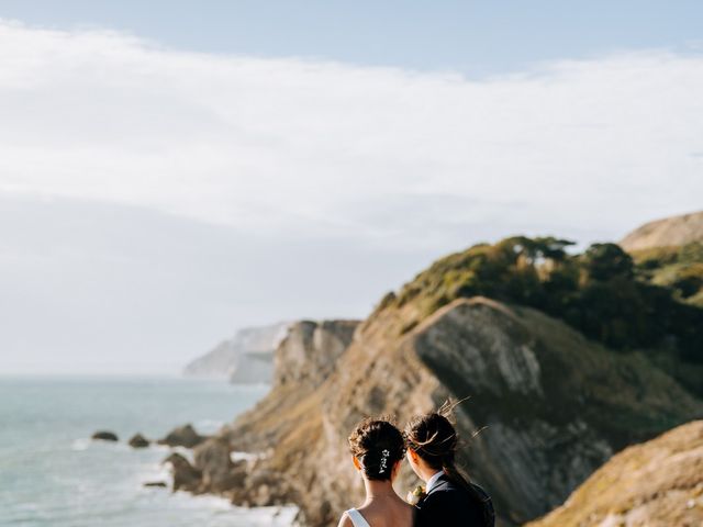Nyan and Sophie&apos;s Wedding in Lulworth Cove, Dorset 2
