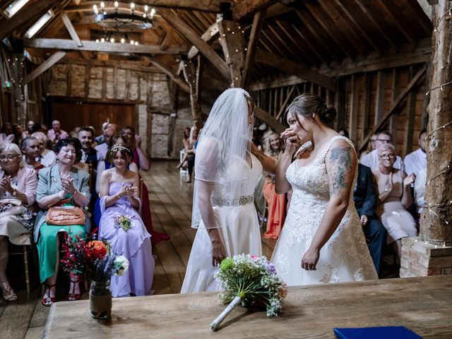 Jess Hill and Rachel Burbridge&apos;s Wedding in St Neots, Cambridgeshire 16