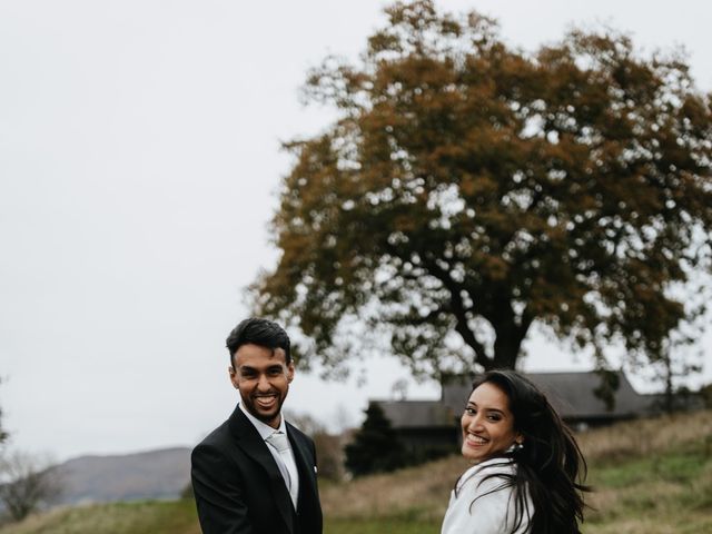 Bhawin and Bijal&apos;s Wedding in Wales, Monmouthshire 25