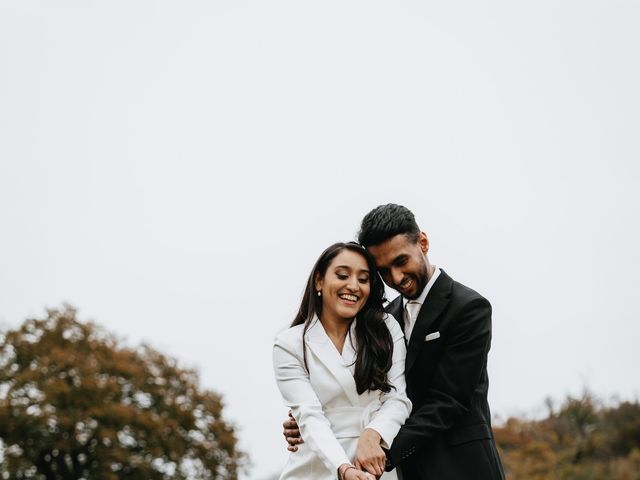 Bhawin and Bijal&apos;s Wedding in Wales, Monmouthshire 26