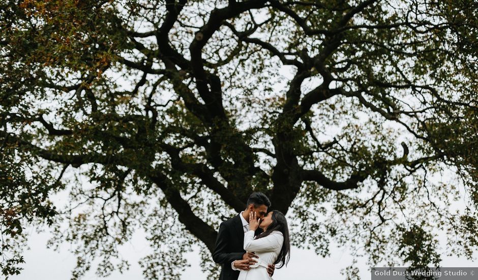 Bhawin and Bijal's Wedding in Wales, Monmouthshire