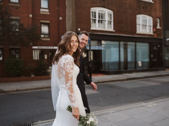 Rob and Carly's Wedding in Marylebone, West Central London 10
