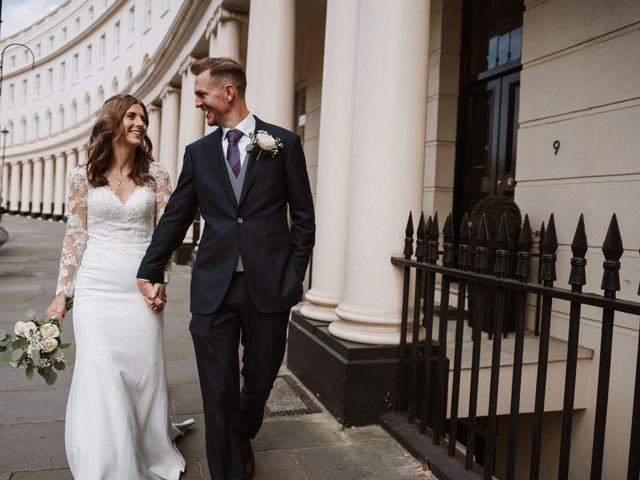Rob and Carly's Wedding in Marylebone, West Central London 13