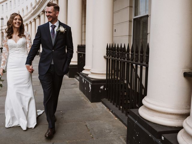Rob and Carly's Wedding in Marylebone, West Central London 16