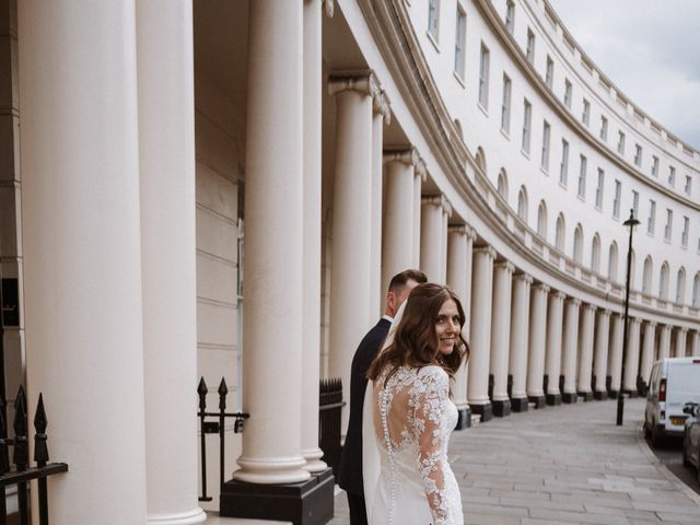 Rob and Carly's Wedding in Marylebone, West Central London 20