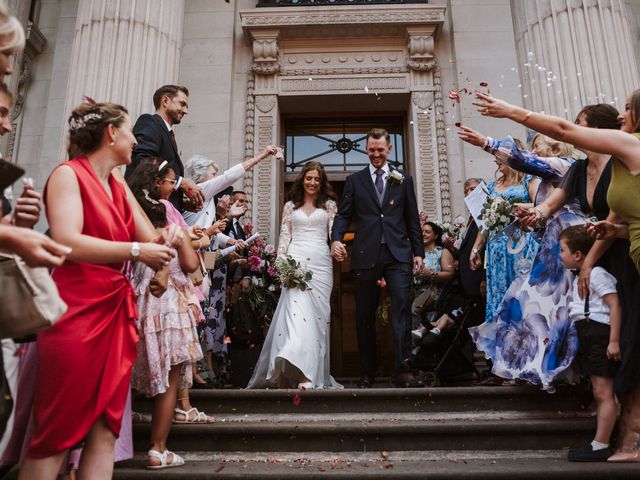 Rob and Carly's Wedding in Marylebone, West Central London 32