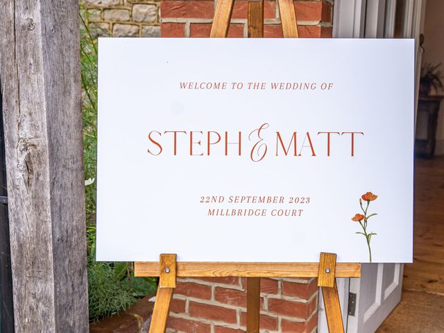 Matt and Steph&apos;s Wedding in Surrey Hills, Surrey 4