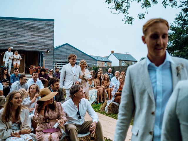 Emma and Tom&apos;s Wedding in Hayle, Cornwall 21