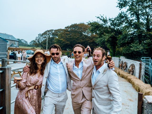 Emma and Tom&apos;s Wedding in Hayle, Cornwall 43