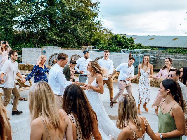 Emma and Tom&apos;s Wedding in Hayle, Cornwall 74