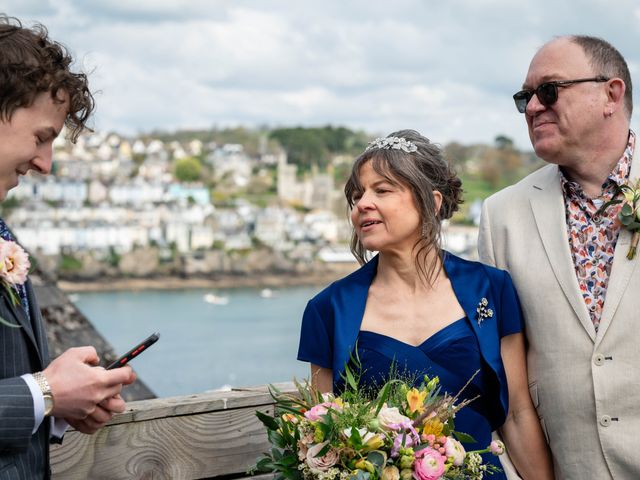 Emma and Adrian&apos;s Wedding in Fowey, Cornwall 33