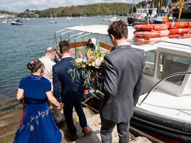 Emma and Adrian&apos;s Wedding in Fowey, Cornwall 50