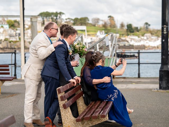 Emma and Adrian&apos;s Wedding in Fowey, Cornwall 61