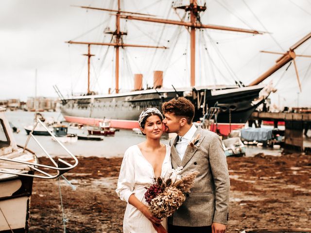 Charlotte and Ben&apos;s Wedding in Portsmouth, Hampshire 22