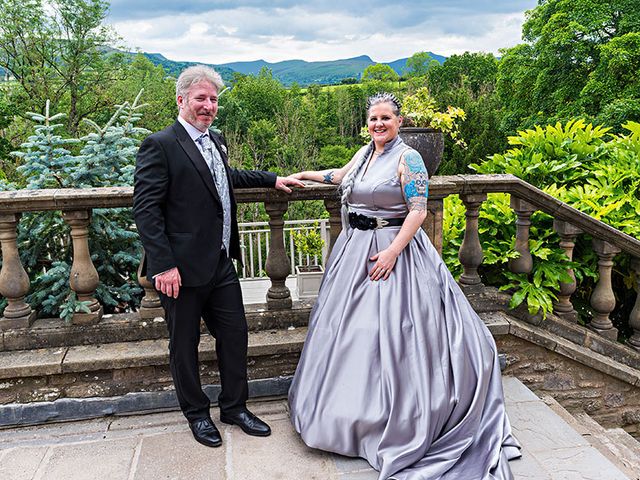 Darren and Liz&apos;s Wedding in Brecon, Powys 310