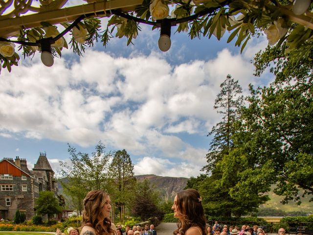 Leona and Amy's Wedding in Keswick, Cumbria 10