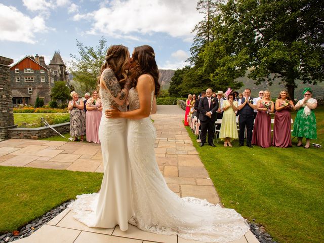 Leona and Amy's Wedding in Keswick, Cumbria 15